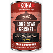 Koha Lone Star Brisket Slow Cooked Stew Canned Dog Food Koha Lone Star Brisket Slow Cooked Stew Canned Dog Food